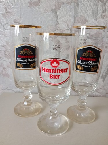 Vintage henninger german beer - henninger,