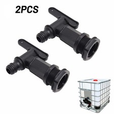 2 Water Butt Tap Hozelock Barrel Plastic Adaptor Beer Rain Brew 3/4" Replacement