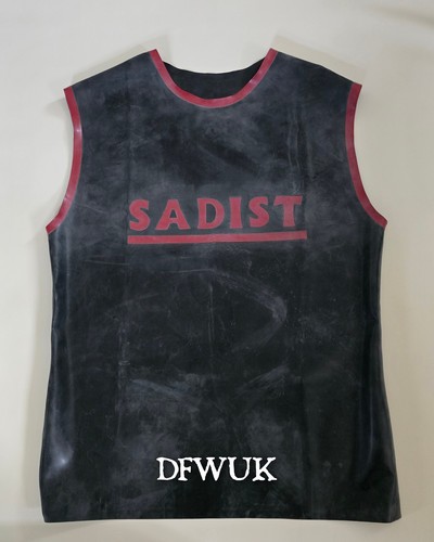 Large latex rubber sadist - large,