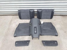 12-16 991 PORSCHE 911 CARRARA GTS REAR SEAT ASSEMBLY LEATHER BLACK 2 DOOR COUPE