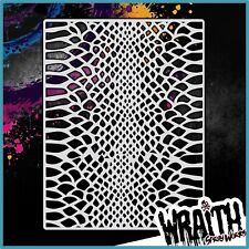 Reptile Skin #1 - Reusable Airbrush Stencil Template