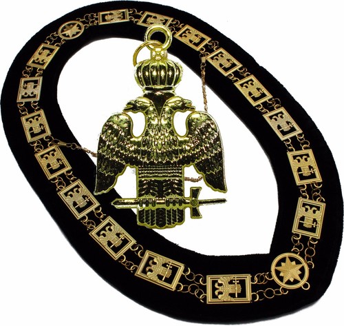Masonic collar regalia - collar, 32