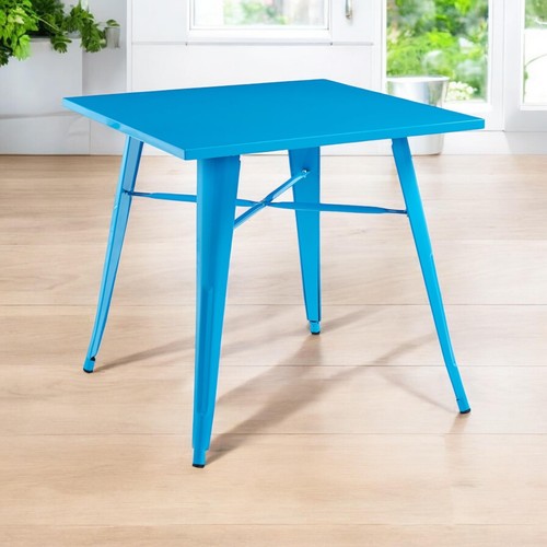 Blue metal bar - table, set