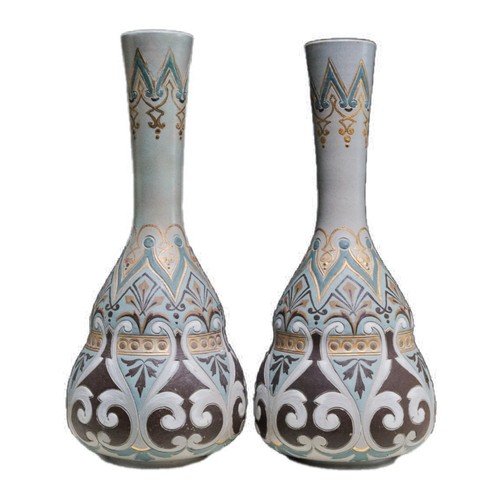 Antique pair doulton - doulton, lambeth