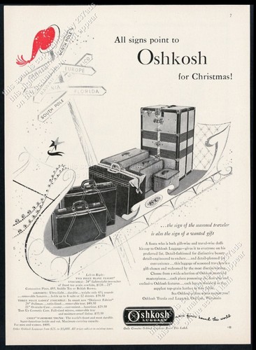 1950 oshkosh luggage - 1950,