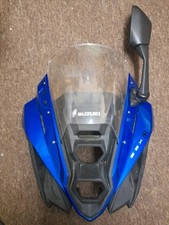 SUZUKI GSX-8R NOSE FAIRING + HEADLIGHT PANEL, SCREEN + MRROR