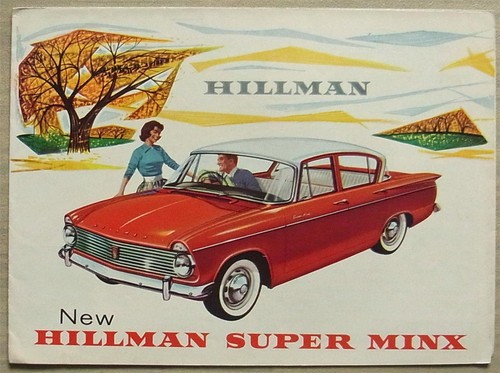 Hillman super minx car - hillman,