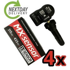 4x Tyre Pressure Sensor Universal Programmable 315/433Mhz MX For Autel TS408 508