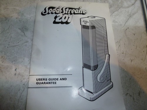 Vintage soda stream 201 user - vintage,