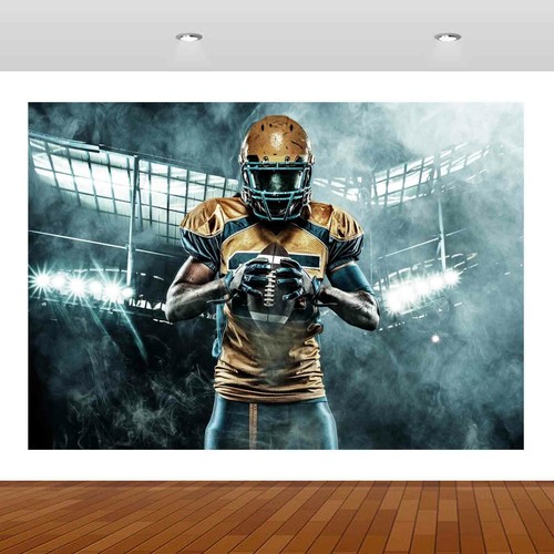 Rugby player stadium match - rugby, 3d