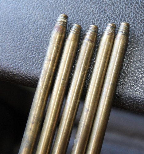 Vintage brass stair rods - brass,