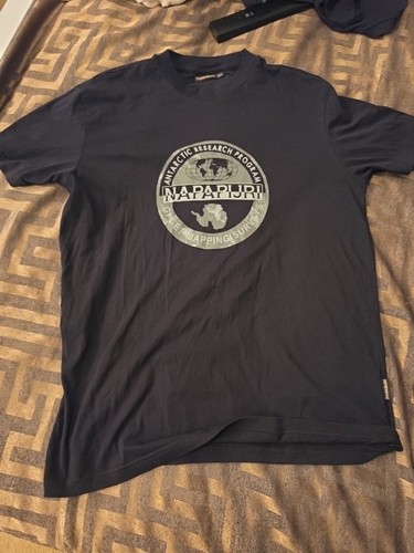 Mens black napapijri shirt - mens, t-shirt