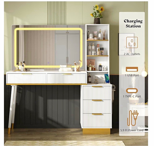 Modern white dressing - modern,