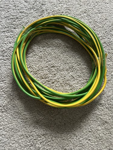 10mm earth bonding wire - wire, yellow