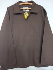 Fishermans Breton Smock Artists smock  chocolate  XL-, DIY,Gardening,