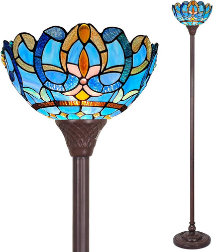 Antique blue stained glass - antique,