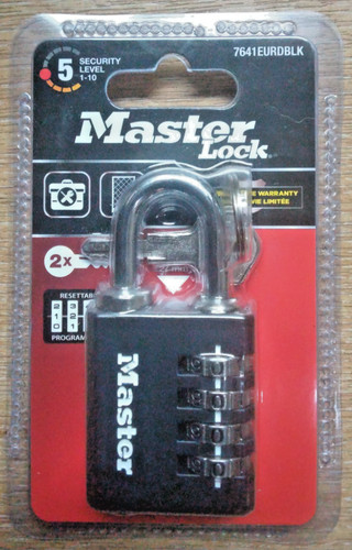 Master lock 7641eurdblk - master,