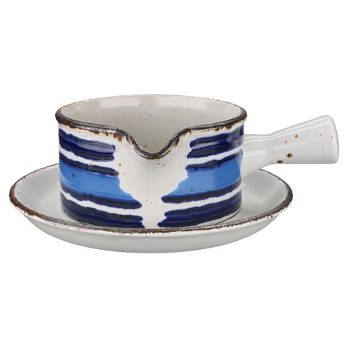 Gravy boat with plate set - gravy,