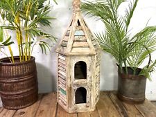 Vintage Reclaimed Wooden Dovecote Birdhouse Nest Box