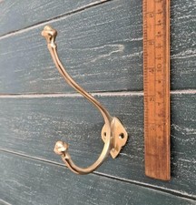 Brass coat hook retro hat and