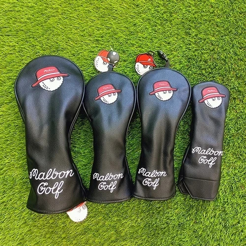 Leather golf club cover - leather,