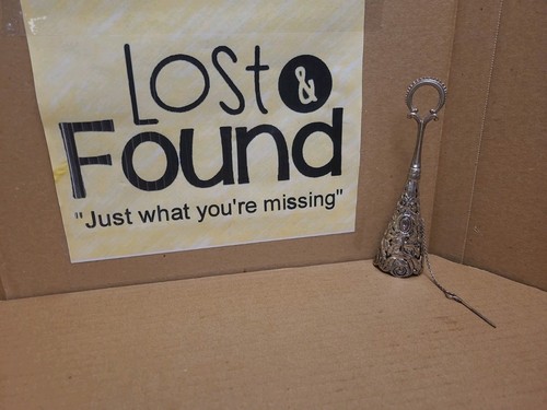 Vintage silver plated tussie - silver,