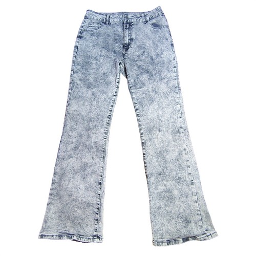 Mens black acid - acid, flare