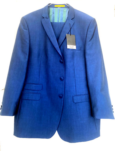 Blue mod suit tonic with - blue,