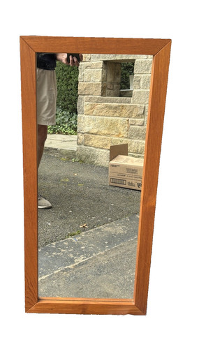 Danish teak rectangular wall - teak,