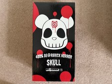 Bearbrick 400% Horror Skull SDCC 2005 Exclusive Rare Medicom Collectible