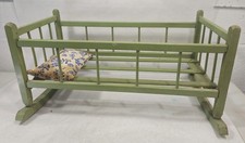 Vintage Wooden Rocking Doll