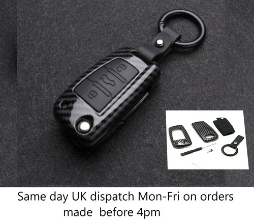 Abs carbon fibre effect key - ,