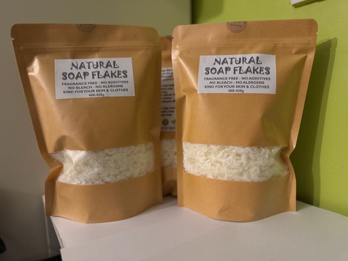 Natural soap flakes - natural,