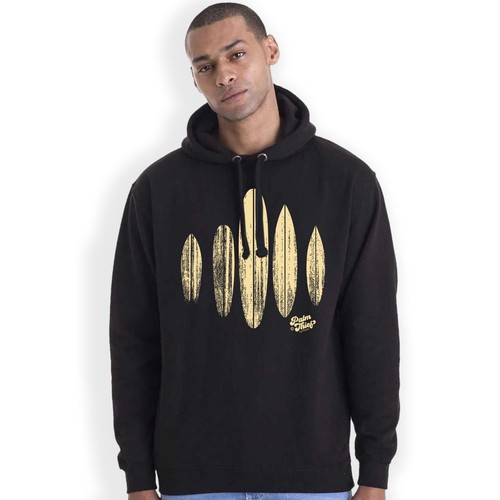 Classic surfboards hoodie - surfboards,