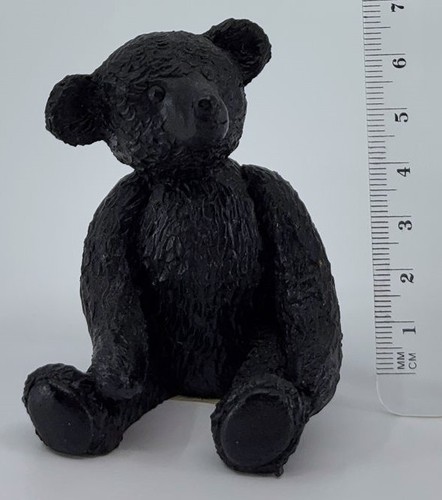 British coal teddy figurine - coal,