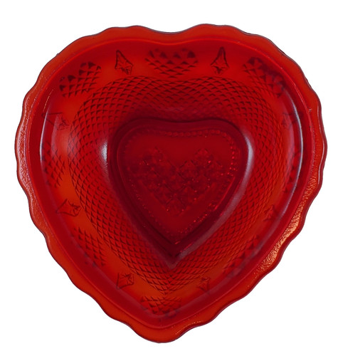Avon ruby red glass - ruby, cape