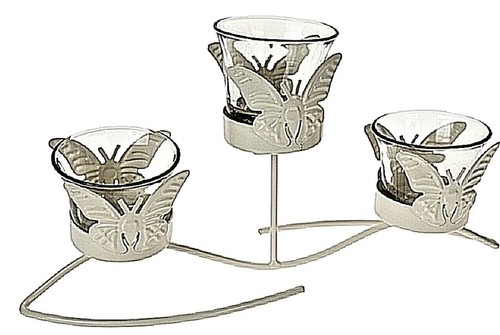 Triple tealight holder - triple,