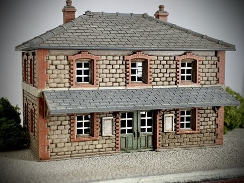 Gauge model railway station - z,