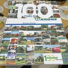 Krone farm machinery 100 years of Krone very scarce title -1st Ed