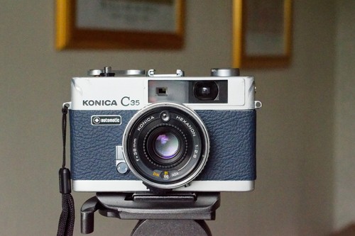 Konica c35 rangefinder camera - c35,