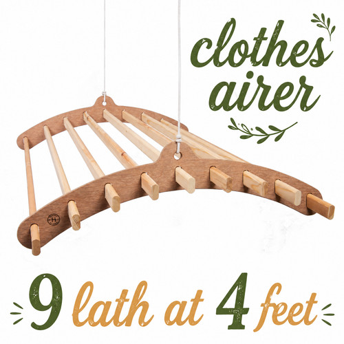 Lath ceiling clothes airer - lath,