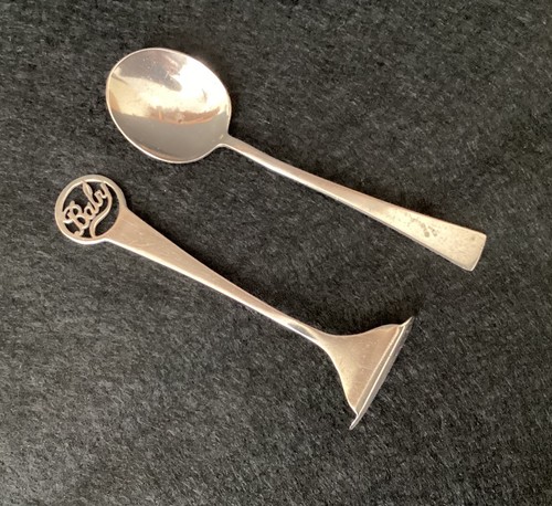 Antique pretty spoon pusher - ,