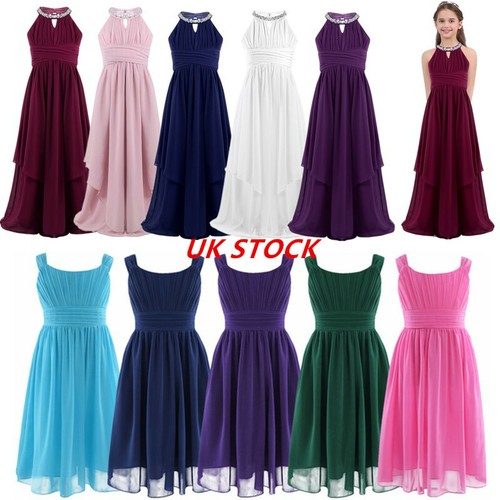 Girls chiffon flower - girls, dress