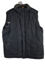 FAT FACE Blue Padded Gilet size XL Mens Full Zip Vest Casual Outdoors Outerwear