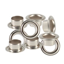 100 Long Barrel Eyelet with Washer Leather Craft Repair Brass Grommet 4mm-14mm