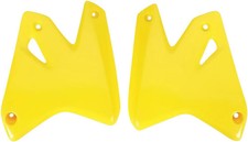UFO Replacement Radiator Covers RM Yellow For Suzuki DR-Z 400 S 2000-2006