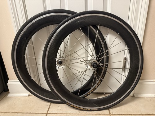 Hed carbon fiber wheelset 650c - carbon,