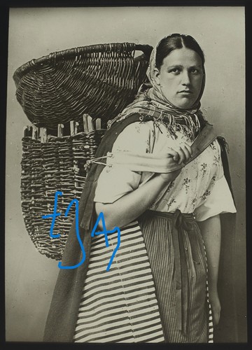 Photo scottish fishwife with - photo,