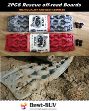 2Pcs Sand snow mud recovery tracks off-road rescue boards traction tire ladders