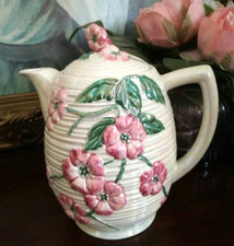 MALING LUSTRE WARE BLOSSOM TIME POT - TEAPOT COFFEE POT HOT WATER POT UNUSED